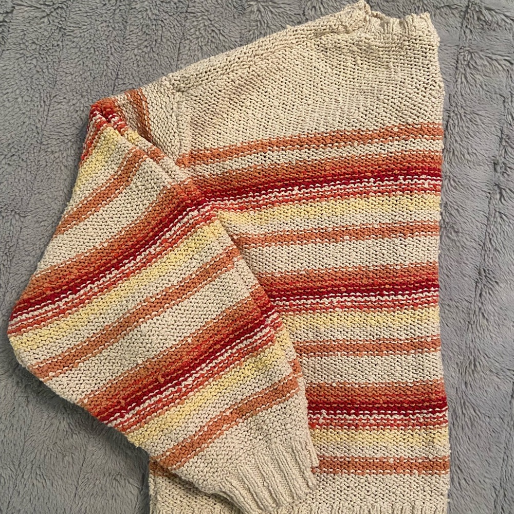 Striped Knit Sweater